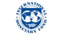 International Monetary Fund (IMF) logo featuring two hemispheres and an olive branch, representing global financial stability.