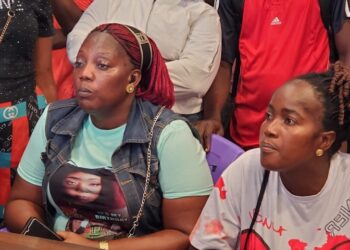 Family members of Capitol arson suspect John N. Nyanti address the press, alleging bribery and coercion by the Liberian government.