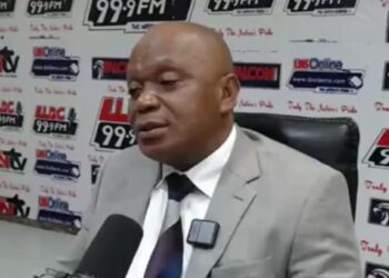 Cllr. Edwin Kla Martin, head of Liberia’s AREPT taskforce, speaking on anti-corruption efforts during an ELBC radio interview.