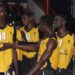 LPRC Oilers basketball players celebrate another victory in the 2025 LBA First Division season
