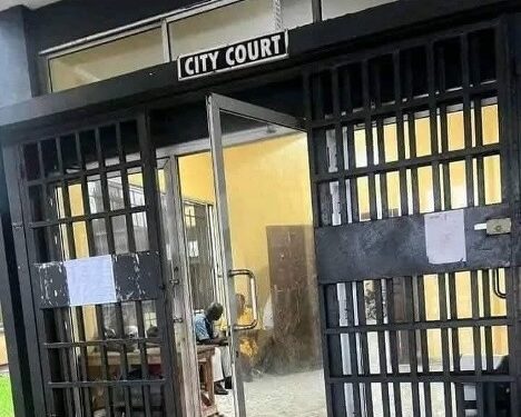 Entrance to the Monrovia City Court, where a judge has been directed to rule on the bail bond exception in former Speaker J. Fonati Koffa’s criminal case.