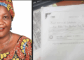 NOCAL check issued to Real Women of Substance as part of Margibi women’s empowerment grant