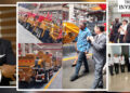 PPCC Executive Director Bodger Johnson with VP Koung delegation in China, inspecting earth-moving equipment—a move experts say violates Liberia’s procurement law.
