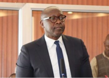 Senator Amara Konneh addresses the Liberian Senate, urging urgent reform of investment incentive policies