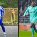 Emmanuel Sieh in FK Novi Pazar kit during preseason match in Serbia