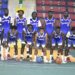 Spartacus Basketball Club poses after scoring a record 111 points in an LBA First Division match under the leadership of Coach Wellay T. Baar.