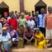 Members of the United Methodist Church gather outside First UMC Tappita after leadership seminar in Nimba County