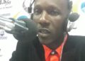 MCSS Teachers’ Association President Augustine N. Nyormui speaks during a radio interview amid rising criticism from volunteer teachers over unpaid salaries.