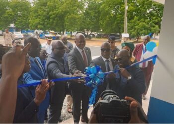 Liberian officials unveil vessel-shaped dormitory at RMU Accra and deliver keynote at the dedication ceremony