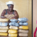 Two women, including a 74-year-old, pictured with large quantities of marijuana following their arrest by LDEA officers in Cape Mount.