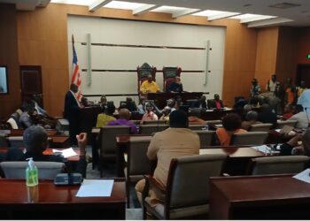 Liberian lawmakers seated in the House of Representatives chamber during a session approving the GAC audit of legislative operations from 2021 to 2025.