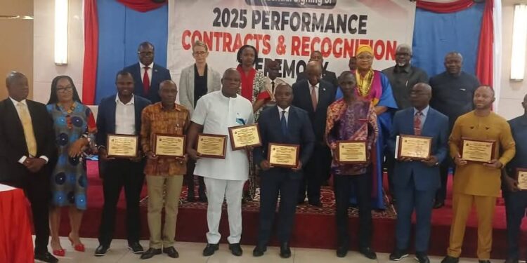 President Boakai’s top-performing officials honored at 2025 Performance Contracts and Recognition Ceremony in Monrovia