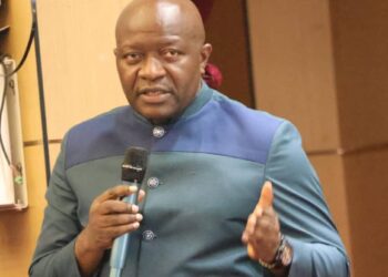 Finance Minister Augustine Kpehe Ngafuan speaks at the FY 2026 Budget Launch in Monrovia, calling for early budget passage to improve public service delivery.
