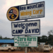 Bea Mountain Mining Corp sign at Camp David site in Grand Cape Mount County, Liberia