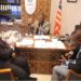 NaFAA Acting Director J. Cyrus Saygbe Sr. in meeting with FAO officials discussing partnerships to strengthen Liberia’s fisheries sector