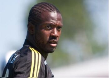 Former Liberia international Dulee Johnson during his playing days, now sentenced to prison in Sweden for assault.