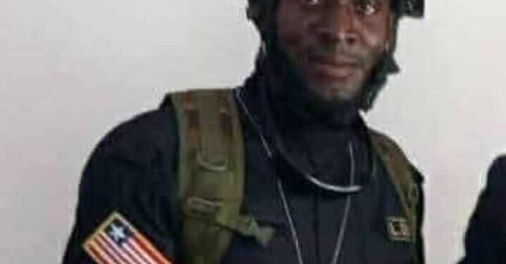 LDEA Officer Emmanuel Payne in uniform during a past operation before he was tragically killed by a mob in Caldwell.