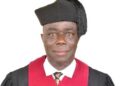 Associate Justice Yamie Quiqui Gbeisay, Sr., in judicial robe and cap, nominated as Chief Justice of the Supreme Court of Liberia.