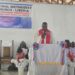 Global Methodist Church Liberia leadership at the podium during the first Annual Conference in Ganta confirming separation from the UMC