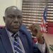 Unity Party stalwart and former Deputy Transport Minister J. Ebenezer Kolliegbo at his office as he urges lawmakers to suspend controversial LTM concession deal