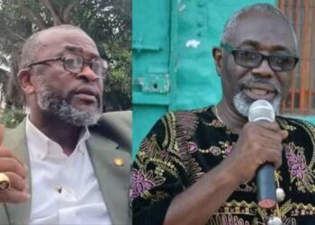 Jacob Kabakollie and Abraham Samukai in separate public appearances amid LBA leadership dispute