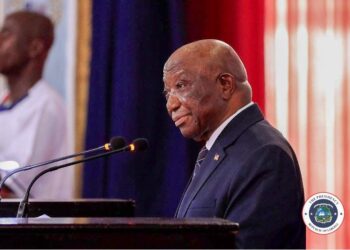 President Joseph Boakai delivers Liberia’s 178th Independence Day speech, calling for national healing, unity, and economic justice at the Centennial Pavilion.