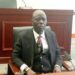 Chief Justice-designate Yamie Gbeisay speaks during Senate confirmation hearing at Capitol Building in Monrovia