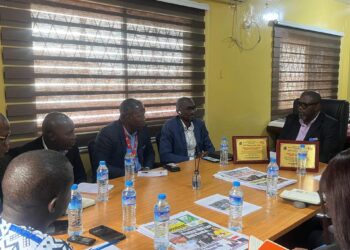 Acting DG Dan T. Saryee in a meeting with LACRA staff members