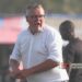 Belgian coach Ivan Minnaert gestures during a football match before his controversial departure from FC Fassell to Uganda’s Vipers SC.