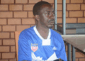 LAF President Mulbah Zaza wearing a Liberia-themed sports jersey