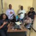 Noble Second Floor team at Prime FM studio during the launch of “What the Law Says” public legal education radio program