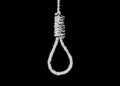 noose in black background