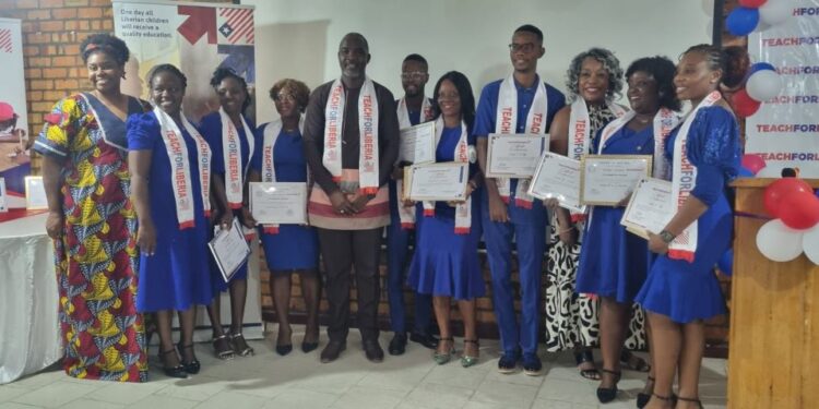 Teach For Liberia Graduates 10 Emerging Educators