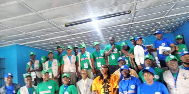 Delegates and new officers of Liberia’s Teachers’ Credit Union at the 6th Annual General Assembly in Buchanan