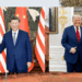 Liberian President Joseph Boakai pictured with Chinese President Xi Jinping and U.S. President Donald Trump, reflecting his diplomatic balancing act over Liberia’s mineral future