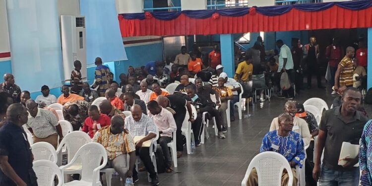 University of Liberia faculty members gather at Capitol Hill for General Assembly on ultimatum over unpaid arrears and poor working conditions