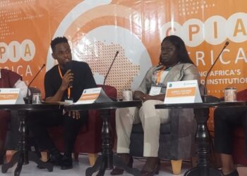 Panelists from Liberia and Nigeria discuss public service delivery failures at the World Bank CPIA launch in Monrovia, calling for better use of public resources and citizen inclusion