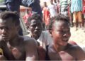 Suspected criminals arrested during police crackdown on ghettos in Monrovia’s Slipway community on July 13, 2025