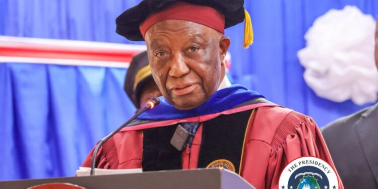 President Joseph Boakai delivers keynote at Bong County Technical College commencement, announces plan to build 100 modern elementary schools in Liberia