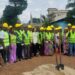 Groundbreaking ceremony in Monrovia where the Bahai community launched construction of the National Haziratu’l-Quds, called a ‘beacon of unity