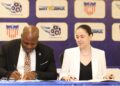 Bettomax Liberia and LFA officials sign a three-year partnership agreement to launch the Bettomax Champions Cup, a preseason football tournament.