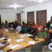 Civil Service Agency Director-General Dr. Josiah Joekai and Internal Affairs Minister Francis Nyumalin lead the launch of Liberia’s nationwide civil service payroll audit in Monrovia.