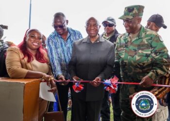 President Boakai commissions the newly renovated Camp Grant Military Barracks in Sanniquillie, Nimba County, pledging stronger support for the Armed Forces of Liberia