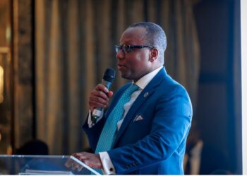 GHIB CEO Dean Adansi speaks at the Converge 2025 conference in London, outlining plans to close Africa’s trade finance gap and promote value-added exports.