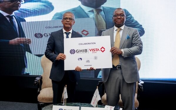 Leaders of Ghana International Bank and Vista Bank Group formalize trade finance partnership