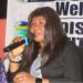 Liberia Intellectual Property Office representative speaking at a press event in Monrovia addressing Too Easy founder’s fraud allegations