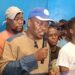 CDC Acting Chairman Janga A. Kowo speaks to supporters during a press conference on the party’s Supreme Court appeal against its eviction from the Congo Town headquarters.