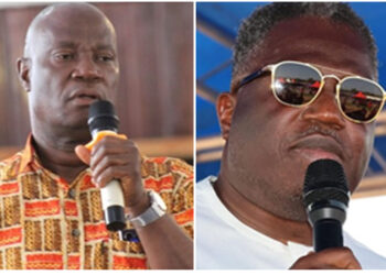 Nimba Senator Samuel Kogar and Vice President Jeremiah Koung speaking separately as political tensions rise in Nimba County.