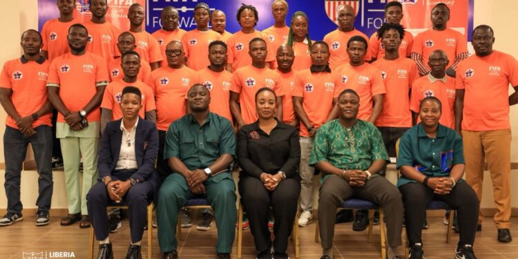 Liberia Football Association officials and club representatives attend FIFA-backed club licensing seminar in Monrovia.