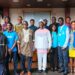 UNHCR and LRRRC officials with participants at the launch of a five-day refugee protection and case management training workshop in Monrovia, Liberia